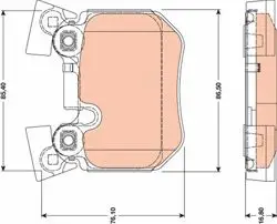 Fren Balatası Arka BMW E81 E82 E88 E90 E92