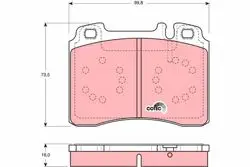 Fren Balatası Ön E-Class W124 93-95 S124 93-96 C124 93-97 A124 94-98
