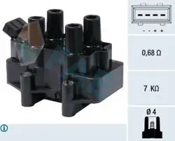 Ateşleme Bobini Vectra B Astra F Omega B Vectra A X20xev X18xe