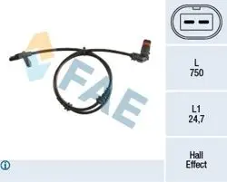 ABS Sensörü Ön Glk-Class X204 4-Matic 08-15