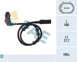 ABS Sensörü Arka Sol Ml-Class W163 99-05