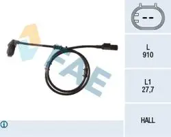 ABS Sensörü Ön Sol Ml-Class W163 99-05