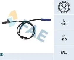 ABS Sensörü Arka BMW E39 96-04