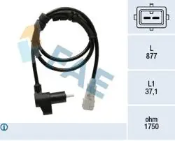 ABS Hız Sensörü Arka Sağ / Sol P406 Boy: 809mm