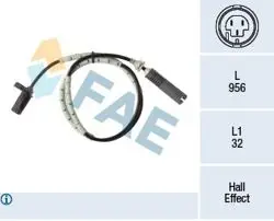 ABS Sensörü Arka BMW E81 E82 E87 E88 E90 E92