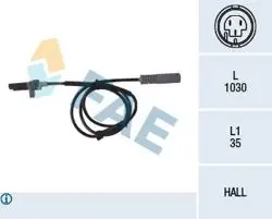 ABS Sensörü Arka BMW E38 95-98