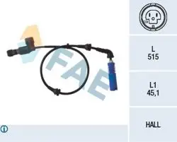 ABS Sensörü Ön Sol BMW E46 Z4 E85