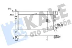 Motor Radyatörü Combo / Corsa B / Tigra Chevrolet Corsa Vauxhall Combo Mk I / Corsa Mk I / Tigra