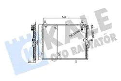 Klima Radyatörü W124 93-95 S124 93-96 A124 93-98 C124 93-97
