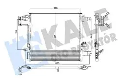 Klima Radyatörü Jeep Wrangler III 2.8 Crd 07-Otomatik