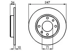 Arka Fren Aynası Peugeot 405 1.8. 1.9. 1.9I. 2.0 87-96