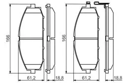 Ön Fren Balatası Patrol Gr II 2.8Td 3.0 Dtı 98-03