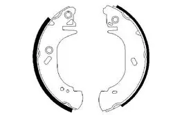 Arka Fren Pabuclu Balata Master II Movano 98 -