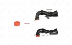 Turbo Hortum Contası (Turuncu) Partner Tepee P206 P207 P307 Ym P308 P1007 P3008 P407 P5008 Expert III C2 C3 C3 II C4 C4 II Ds4 C4 C5 II C5 III Dv6 (1.6 HDI 16V)