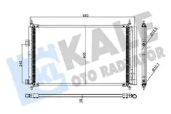 Klima Radyatörü Rav 4 2005 2013