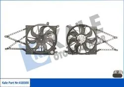 Fan Motor Davlumbaz Opel Astra G / Zafira A 250W 380mm