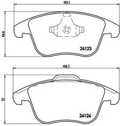 Fren Balatası Ön Xtra Line-Xtra (Ford S-Max 1.8 TDCI 2.0Tdcı 2.0I 06-Mondeo IV