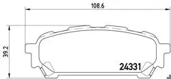 Balata Fren Arka-(Subaru Impreza 00 / 07 / Forester 03 / 08)