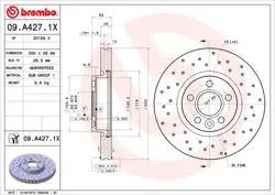 Fren Diski Havalı On (300mm) Xtra Line-Xtra (Ford Mondeo 07 -) Volvo (S60-S80-V60-V70-Xc70)