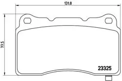 Balata Fren Ön-(Subaru Impreza 05 / 12 2.0-2.5 Wrx Stı / Tesla S (5Yjs) 60 16 -)