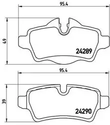 Fren Balatası Arka Mini Cooper R55-R56-R57-R58-R59