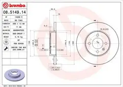 Fren Diski Ön 256×13 4×100 (VW Caddy 96-03 Golf 92-98 Passat 88-97)