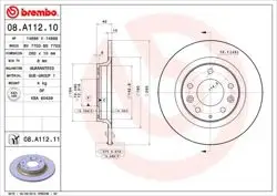 Fren Disk Arka Düz 280-5 UV Coated (Mazda 6 03-08)