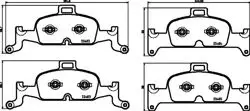 Fren Balatası Audi A4 (8W2, 8Wc, B9) , A4 Allroad (8Wh, 8Wj, B9) , A4 Avant (8W5, 8Wd, B9) , A4l (B9, 8