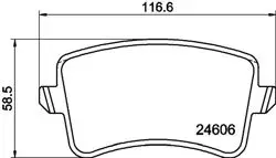 Fren Balatası Audi A4 (8K2, B8) , A4 Avant (8K5, B8) , A4l Saloon (8K2, B8) , A4l Saloon (8W2, B9) , A5