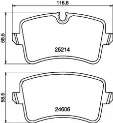 Fren Balatası Audi, Porsche A4 Avant (8K5, B8) , A4 Avant (8W5, B9) , A5 (8T3) , A5 Convertible (8F7) ,