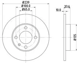 Fren Diski Seat, VW Arosa (6H) , Polo (6N1) , Polo Box (86Cf) , Polo Van Box Body / Hatchback (6N1)