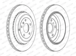Fren Diski Arka 4-Matic X164 06-12 W251 07-14 W164 05-11