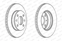 Ön Fren Disk Aynası Havalı 1,3 1.4 1.6 Benzinli Hyundai Getz 02-241mm