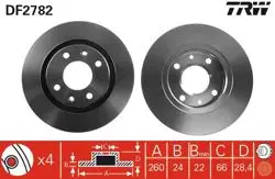 Ön Fren Disk Aynası Havalı P406 1.6 1.8 16V 1.9 1,9Td 95 -
