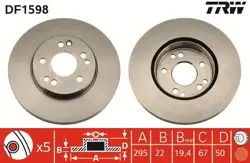 Fren Diski Ön W124 88-93 S124 89-96 C124 93-97