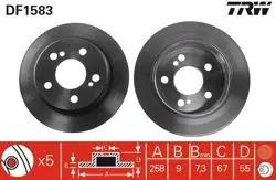 Fren Diski Arka W202 93-00 W124 93-95 C124 93-97