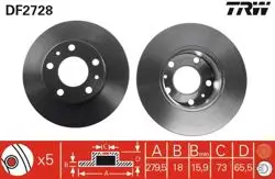 Ön Fren Disk Aynası Ducato Boxer Jumper 14Q (15 Jant) 94-02 Hava Sogutmasız