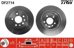 Arka Fren Diski Hava Sogutmasız Omega B 2.0 / 2.5 24V / 2.5 TD / 3,0 24V 94 -