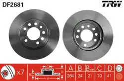 Ön Fren Disk Aynası Havalı Calıbra A2,0 Turbo 4×4,2,5I V6 (1992 07 / 97) Vectra A 2.5 V6 93 11 / 95