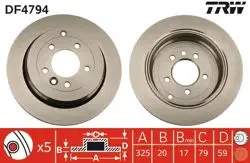 Fren Diski Arka Range Rover Sport 05-09 Discovery 3 05-09 Discovery 4 10-16 2.7
