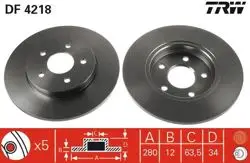 Arka Fren Disk Aynası Mondeo III 00-07 Jaguar X Type 01-09 Ölçü: (280 X 34)