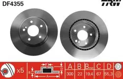 Fren Diski Arka W202 97-00 W203 00-07 S203 01-07 W210 97-02 S210 97-03