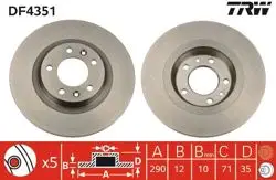 Arka Fren Disk Aynası P407 C5 III 1.6 HDI 110 Fap 1.8 2.0 2.0 HDI 135 Fap 2,2 3,0 05 / 04 -