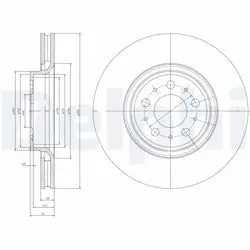 Ön Fren Disk Aynası Havalı S60 00-10 S80 00-10 V70 01-10 Xc70 02-10 S80 I (184) 00-06