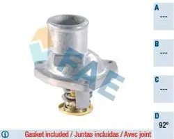 Termostat (92°) Vectra A Omega A Kadett E Calıbra A Frontera B Ascona C