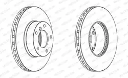 Fren Diski Ön G CLAss W460 79-93 W461 93-00 W463 01-