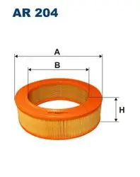 Hava Filtresi W123 79-85 S123 79-85 T1 Bus 601 89-96 (Dizel)
