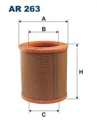Hava Filtresi Boxer Jumper Ducato Xud9 Boxer Jumper Dj5 (2.5 Düz 12V) Kısa Tip