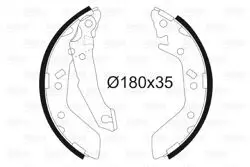 Arka Fren Balatası Pabuç Kampana Geniş Tip Hyundai Hyundaı Accent 1.3 1.5. 1.6 2000-2005 Excel 1990-1994