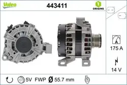 Alternatör Komple Volvo S60 II (134) 2.0 T 12-15 V40 (525, 526) D3-D4-T4-T5 12-V60 I (155, 157) D4 Awd 12-B 5204 T8-D 5204 T6-B 5254 T12